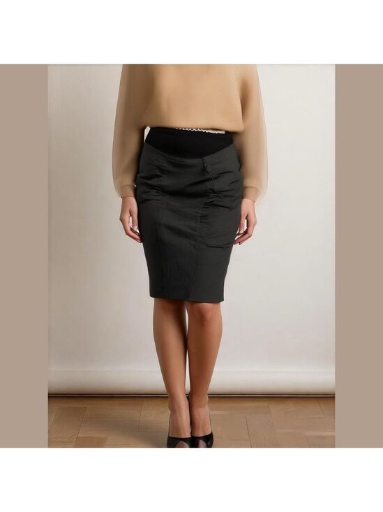Sakkas Dresses & Skirts - Sakkas Black Stretch Pencil Skirt Size S